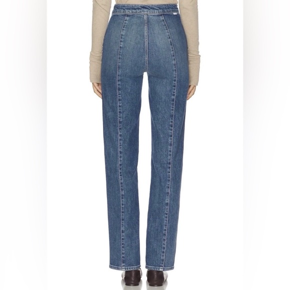 MOTHER NWT Riveting Rambler High Waist Zip Sneak Bending The Rules size 30 - Picture 4 of 11